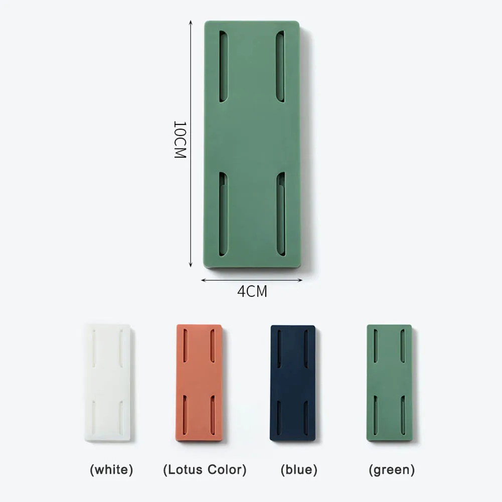 Ổ Cắm Giá Đỡ Người Tổ Chức Ổ Cắm Fixer Mạnh Traceless Tường Tự Dán Cáp Liền Mạch Điện Dây Cầm Giữ Dây