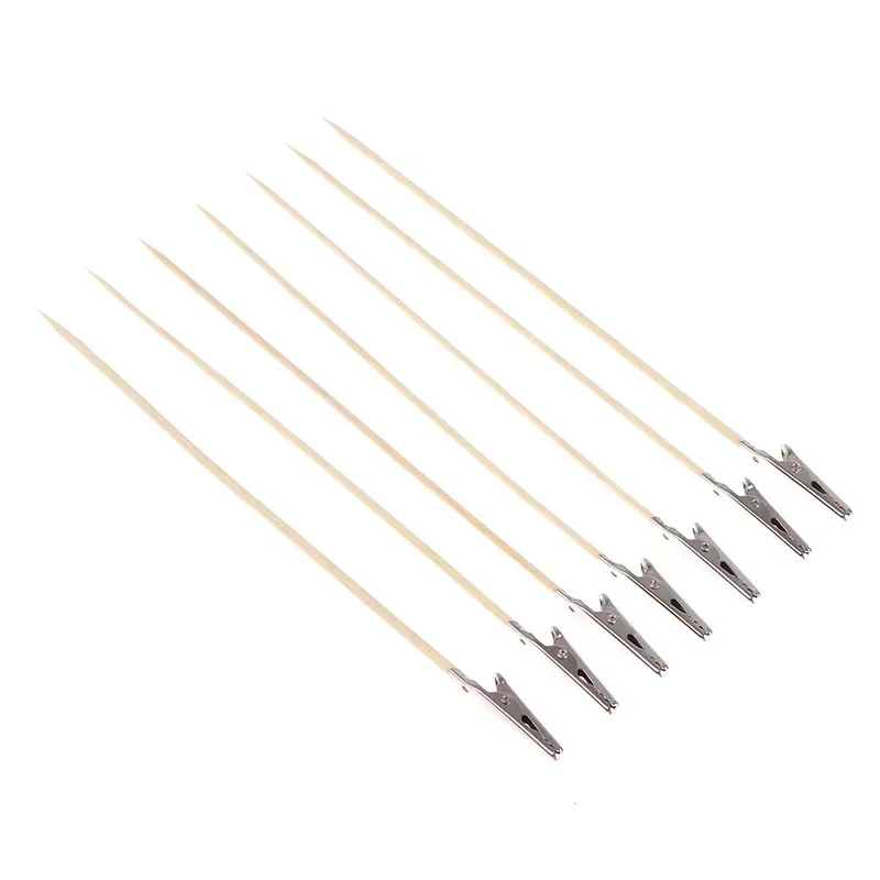20Pcs Wood And Metal Painting Stand Alligator Clip Stick Modeling Tool for Airbrush Model Part