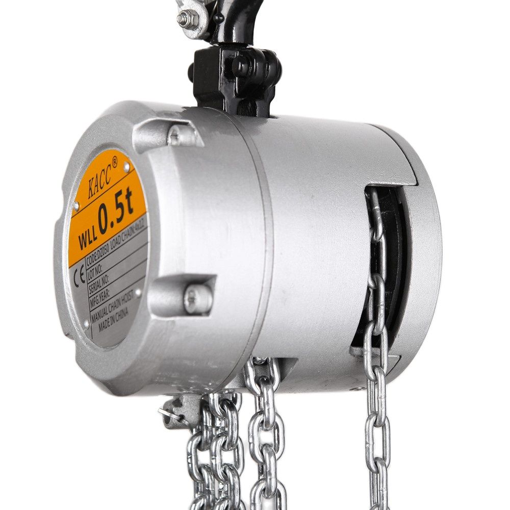 Mini mão Chain Hoist Hook Mount, alavanca manual portátil, Bloco de elevação, Elevador, Certificado CE, 0,25 Tonelada Capacidade, 0,5 Tonelada, 3M