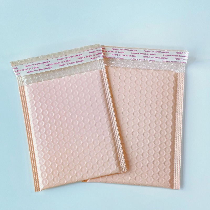10 pçs saco de envelope de bolha rosa bolha auto selo sacos de correio envelopes acolchoados pacote para presentes