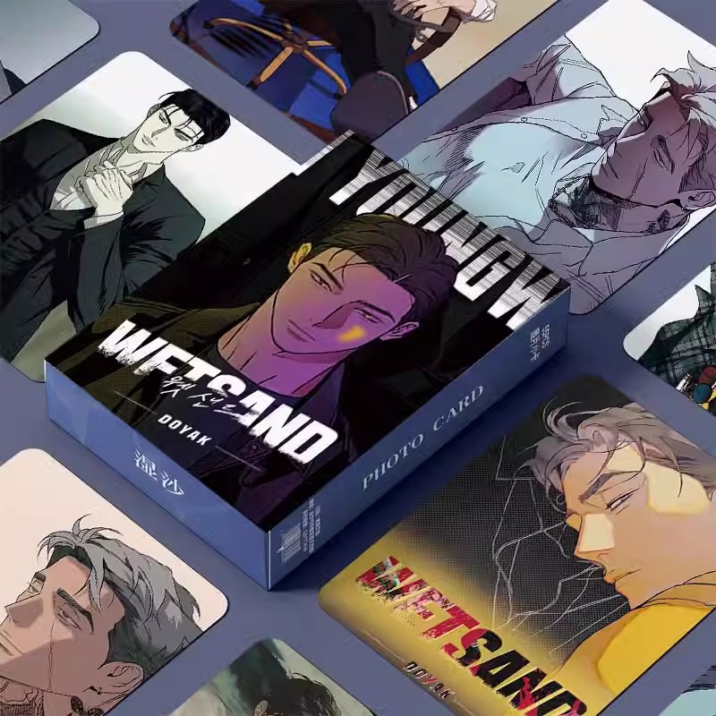 55 ピース/セット韓国漫画レーザーロモカード Taejoon ジョセフ Landi TJIAN 漫画のキャラクター HD フォトカードかわいいギフト