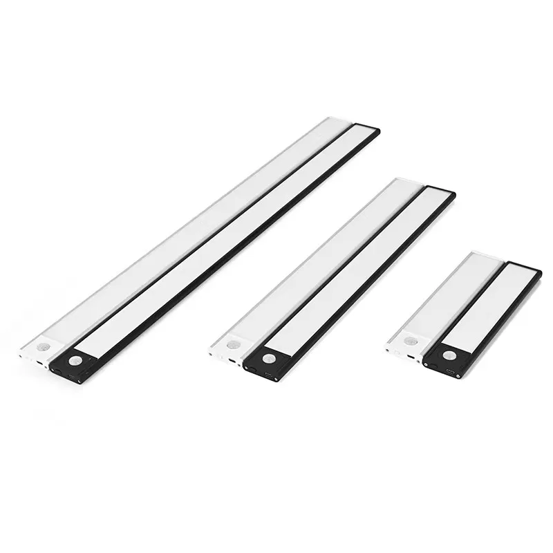 LED Motion Sensor Light Night Light USB ภายใต้ตู้ Light สําหรับห้องครัวตู้ห้องนอนตู้เสื้อผ้า Sensor ในร่ม