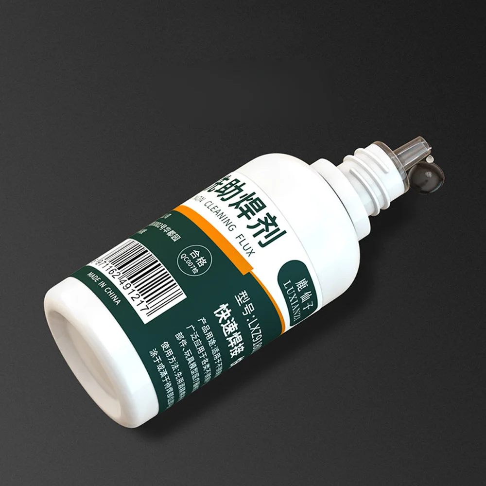50ml ฟรี-สะอาดเชื่อม FLUX Quick การประสาน อุปกรณ์เครื่องมือสําหรับแบตเตอรี่สแตนเลสคุณภาพสูงอุปกรณ์บัดกรีครีม