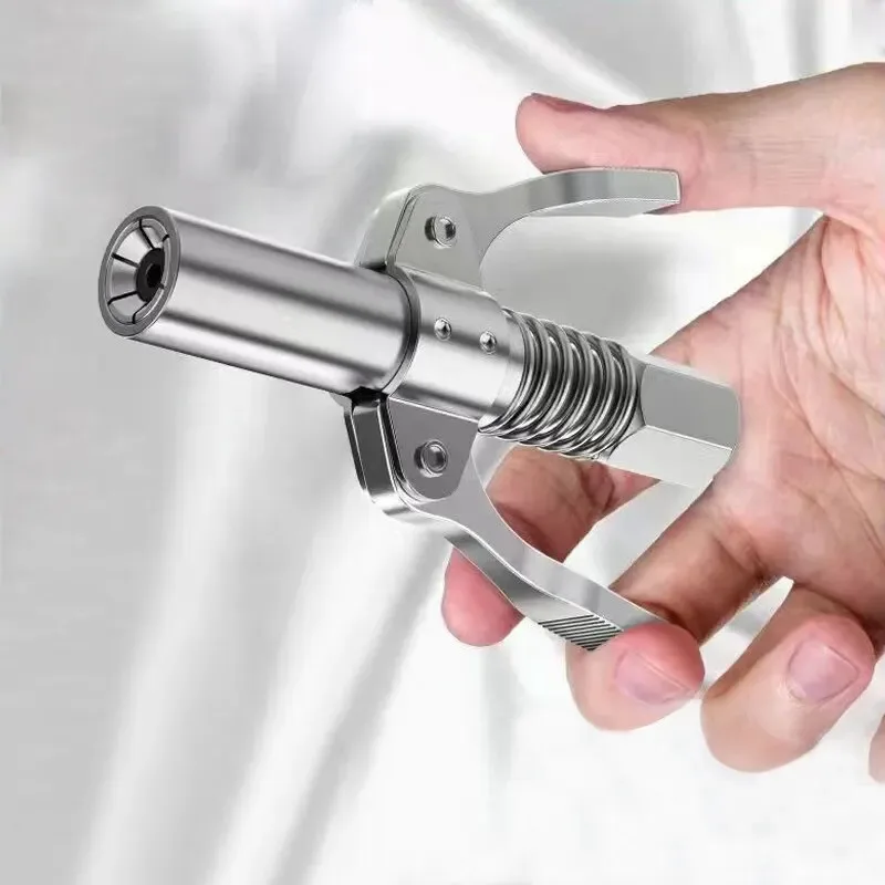 Acoplador de pistola de graxa de liberação rápida, 10000 psi npti/8, bomba de óleo, seringa de carro, bico de ponta lubrificante para reparo-ferramenta de graxa durável