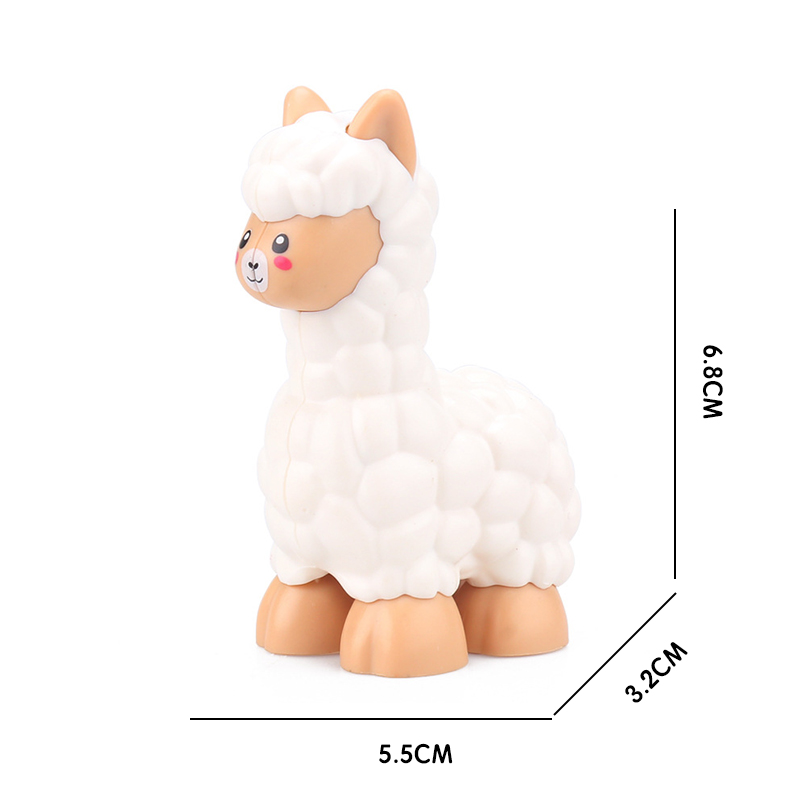 大ビッグビルディングブロック動物シーンアセンブリアクセサリーデュプロ LG ホット新製品子供ベビーギフト Diy おもちゃと互換性