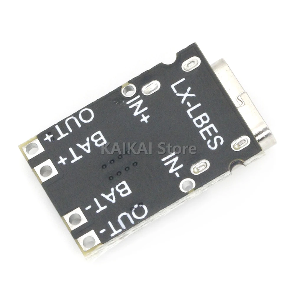 Panel de carga de batería de litio ultrapequeño, batería de litio ternaria de 1A, módulo de cargador de 3,7 V y 4,2 V tipo C con placa de protección