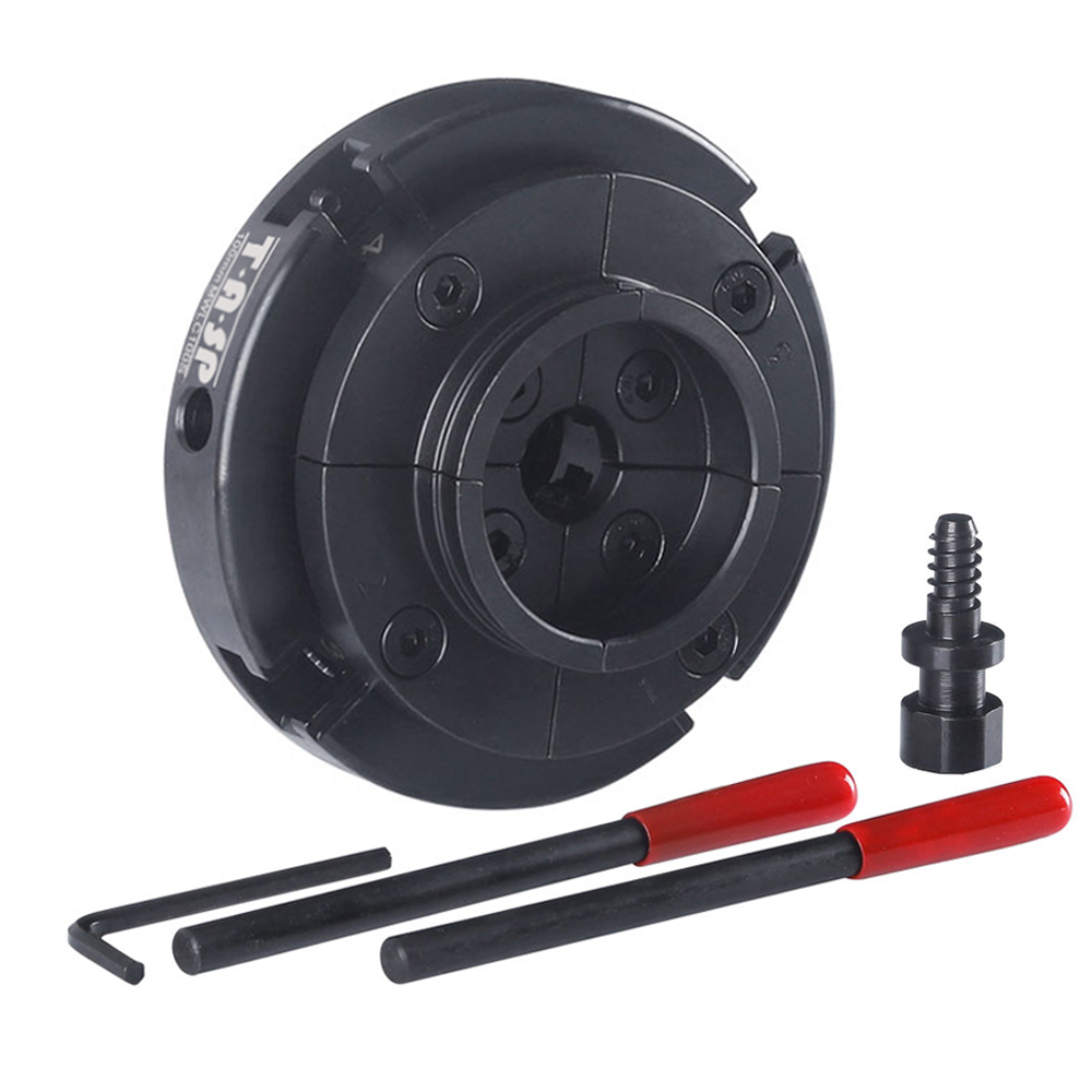 Filettatura per mandrino per tornio per legno da 4 pollici 100mm M33x3.5 1"x8TPI M18x2.5, accessori per tornio per mandrino per tornitura in metallo autocentrante a 4 griffe