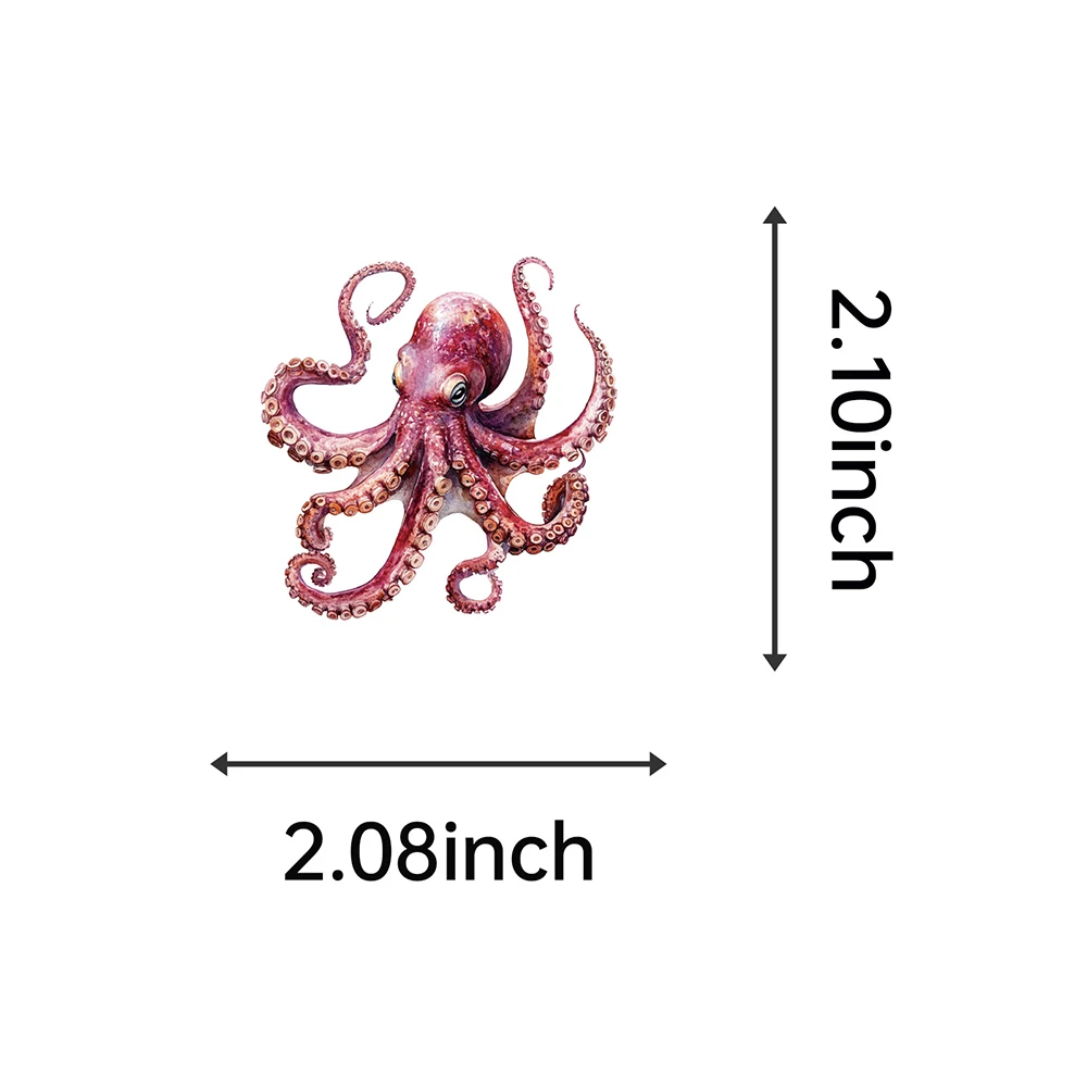 10/30/50 pçs colorido mar peixe dos desenhos animados adesivo estético mão contabilidade transparente decoração decalques diy scrapbooking suprimentos