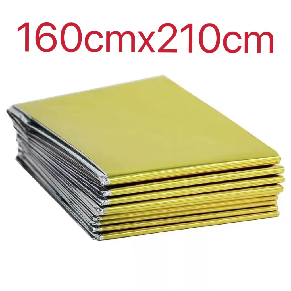 Couverture de secours 660 COCO, 160x210cm, kit de premiers soins de secours à basse température, couverture isolante chaude de sauvetage