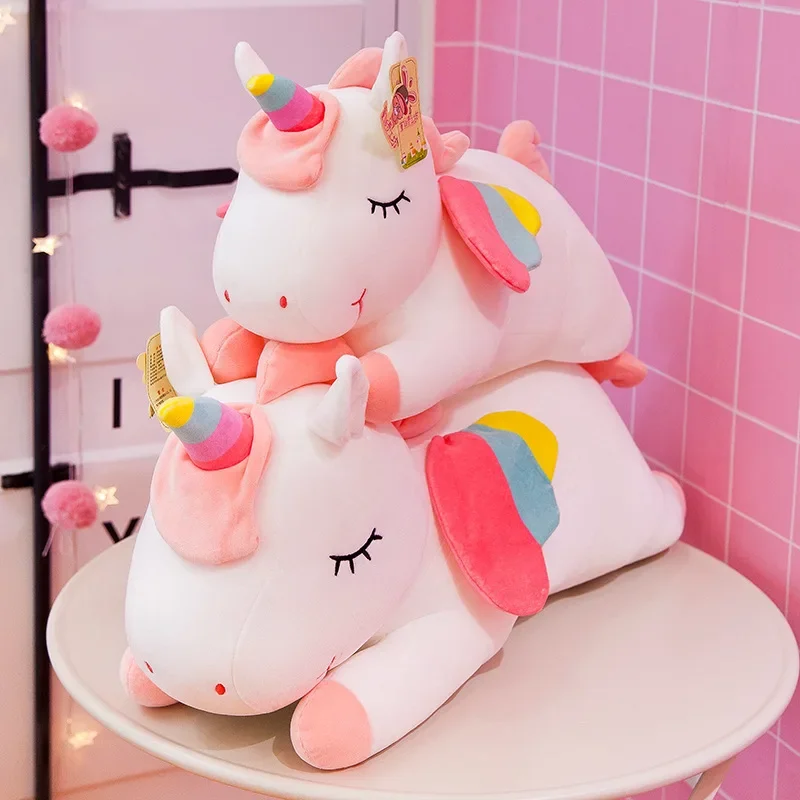 Kawaii ตุ๊กตาม้า 25 ซม.ตุ๊กตา Huggable ตุ๊กตาสัตว์มาพร้อมกับของเล่นเด็กสาวของขวัญวันเกิด