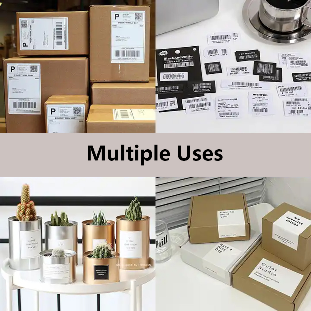 Phomemo m110,m200,m120,m220,e210,p50,デタンポン1, 50x50, 150個に適した透明な円形ラベル