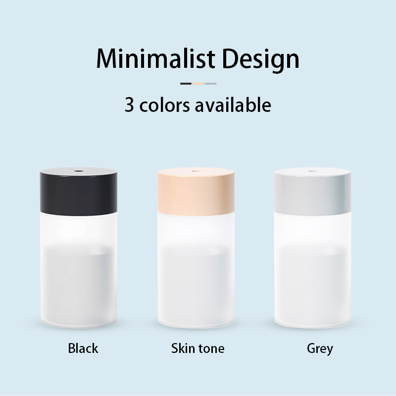 260ML USB Siêu Âm Thanh Máy Tạo Độ Ẩm Không Khí Đèn LED Mini Máy Khuếch Tán Tinh Dầu Xe Máy Lọc Thơm Anion Phun Sương Tạo Với Lãng Mạn ánh Sáng