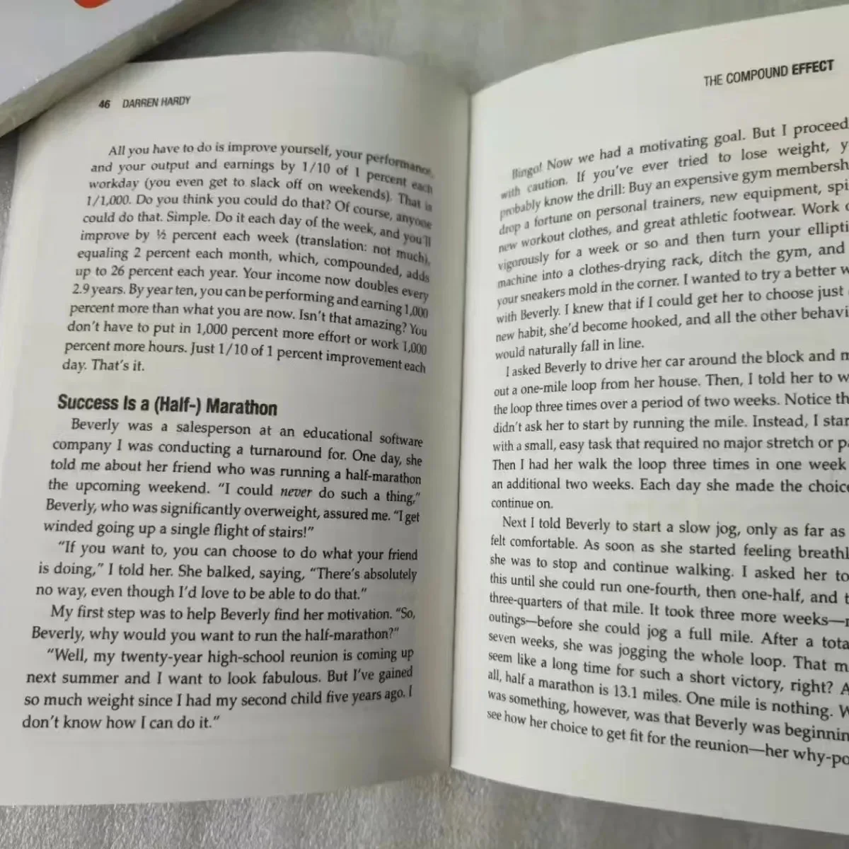 ダレン・ハーディによる英語の本,あなたの成功を,一度に1つのシンプルなステップで,インスピレーションを与える複合効果の小説