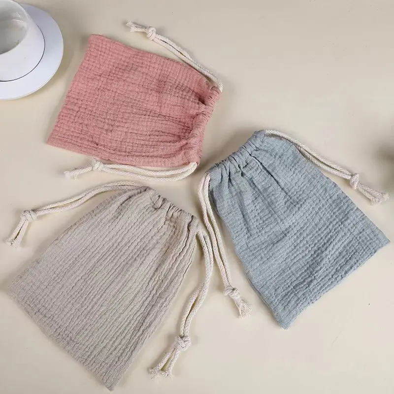 ผ้าฝ้ายเด็กกระเป๋า String ผ้าอ้อม Stackers ถาดเก็บของกระเป๋าผ้าอ้อมทารกทารก Essentials ถุงผ้าอ้อม