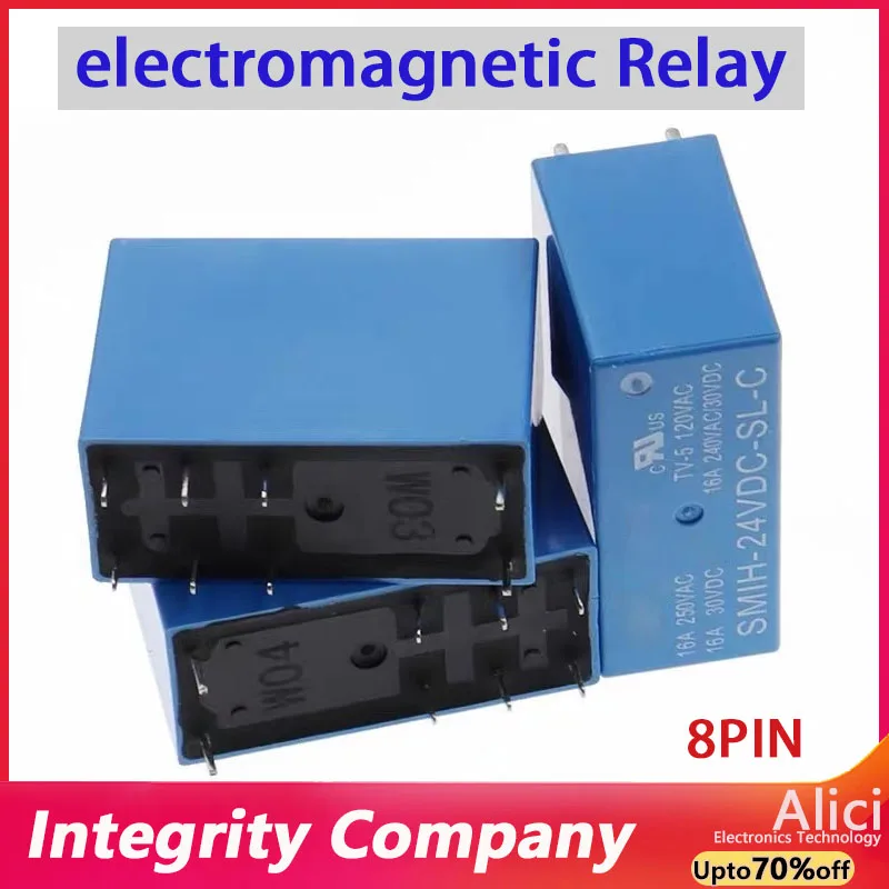 1PCS 3PCS 5PCS/Original SMIH-05VDC-SL-C SMIH-12VDC-SL-C SMIH-24VDC-SL-C  16A SMIH-48V 8PIN power relay SMIH-05V 12V 24VDC-SL-C