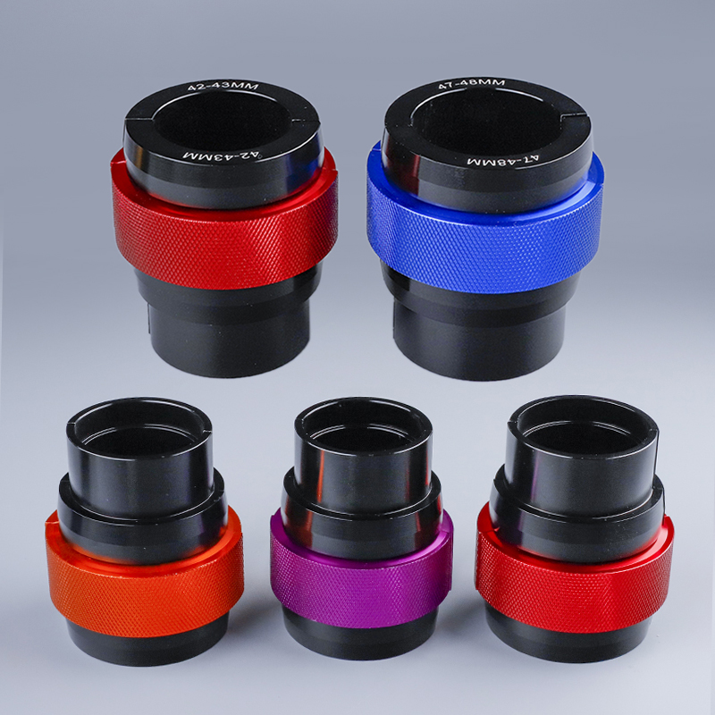 CNCフロントフォークツール,オイルシールドライバー,28- 40mm, 41mm, 42mm, 43mm, 45mm, 46mm, 47mm, 48mm, 49mm, 50mm ktm、ホンダ、カワサキ、スズキズ、ヤマハ