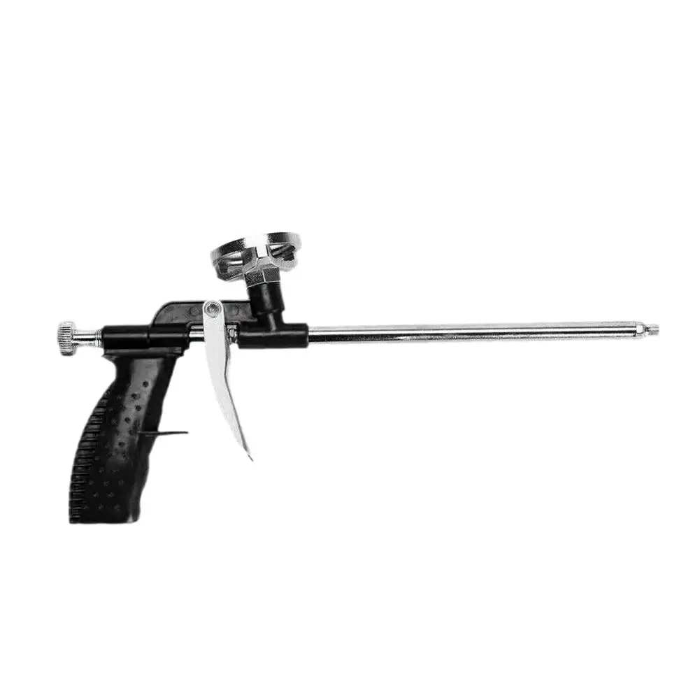 Pistola de espuma de poliuretano de Metal, pegamento de espuma de poliuretano de montaje, herramientas de construcción, sellador, pistola de sellado aislante Fil B6O1