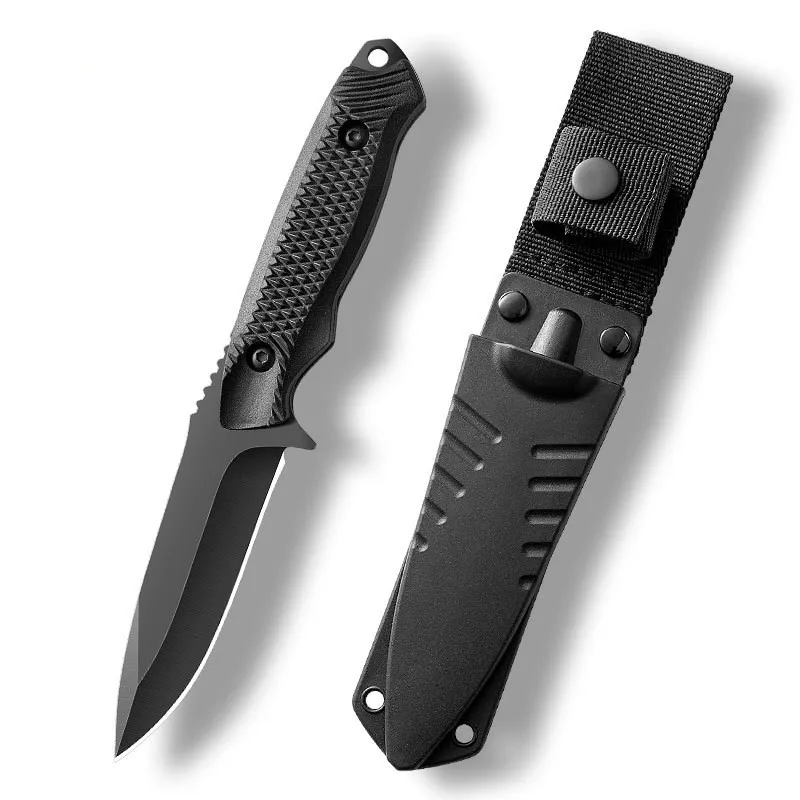 NEW Camping outdoor straight knife, wilderness survival knife, integrated dragon bone knife, Kitchen knife, fruit knife
