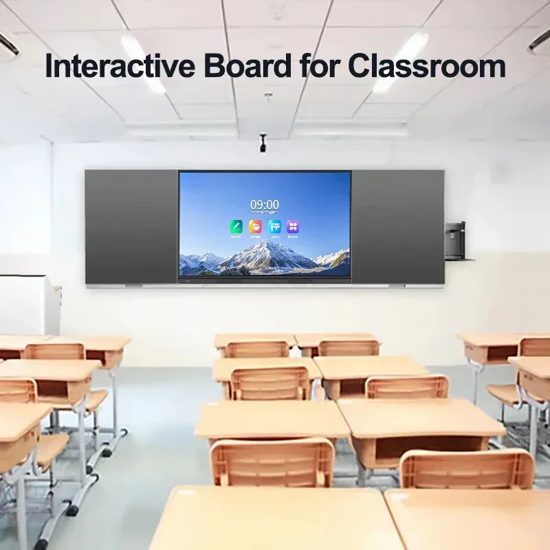 55 65 75 86 98 นิ้ว Ir Multi Touch Tv All In One Pc Class Interactive Board สมาร์ทไวท์บอร์ดสําหรับการศึกษาจัดการประชุม