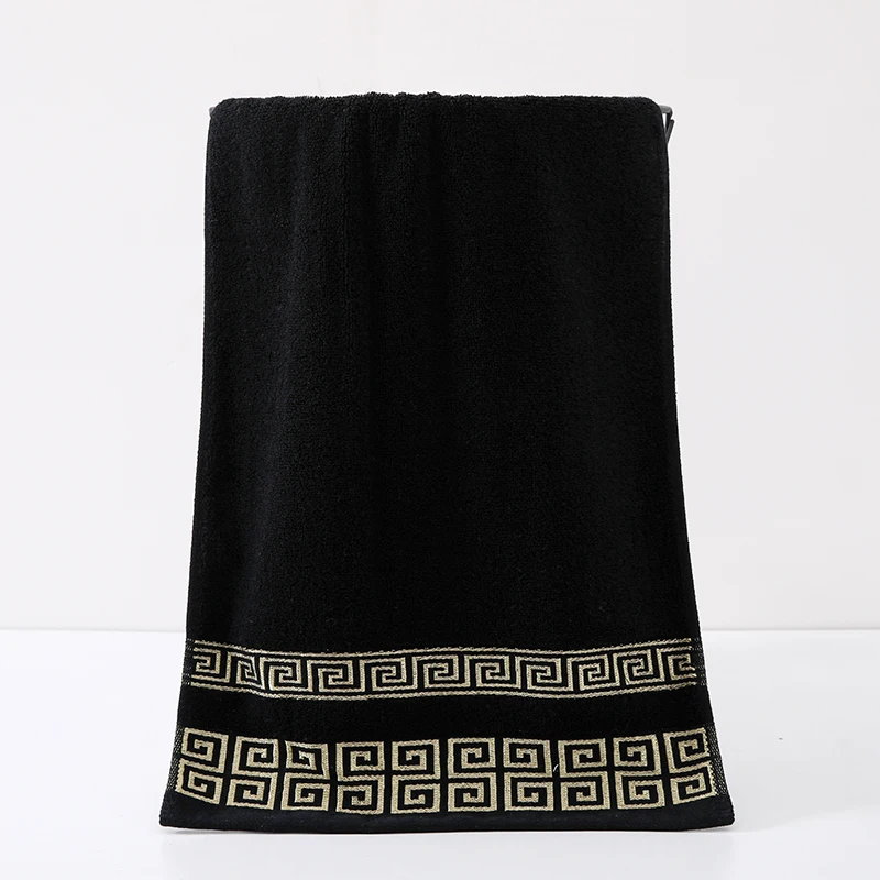 Khăn Mặt Bông Nguyên 34X75Cm Khăn Thêu Cho Người Lớn Nhanh Khô Làm Dày Mềm Mại Khăn Mặt Thấm Hút