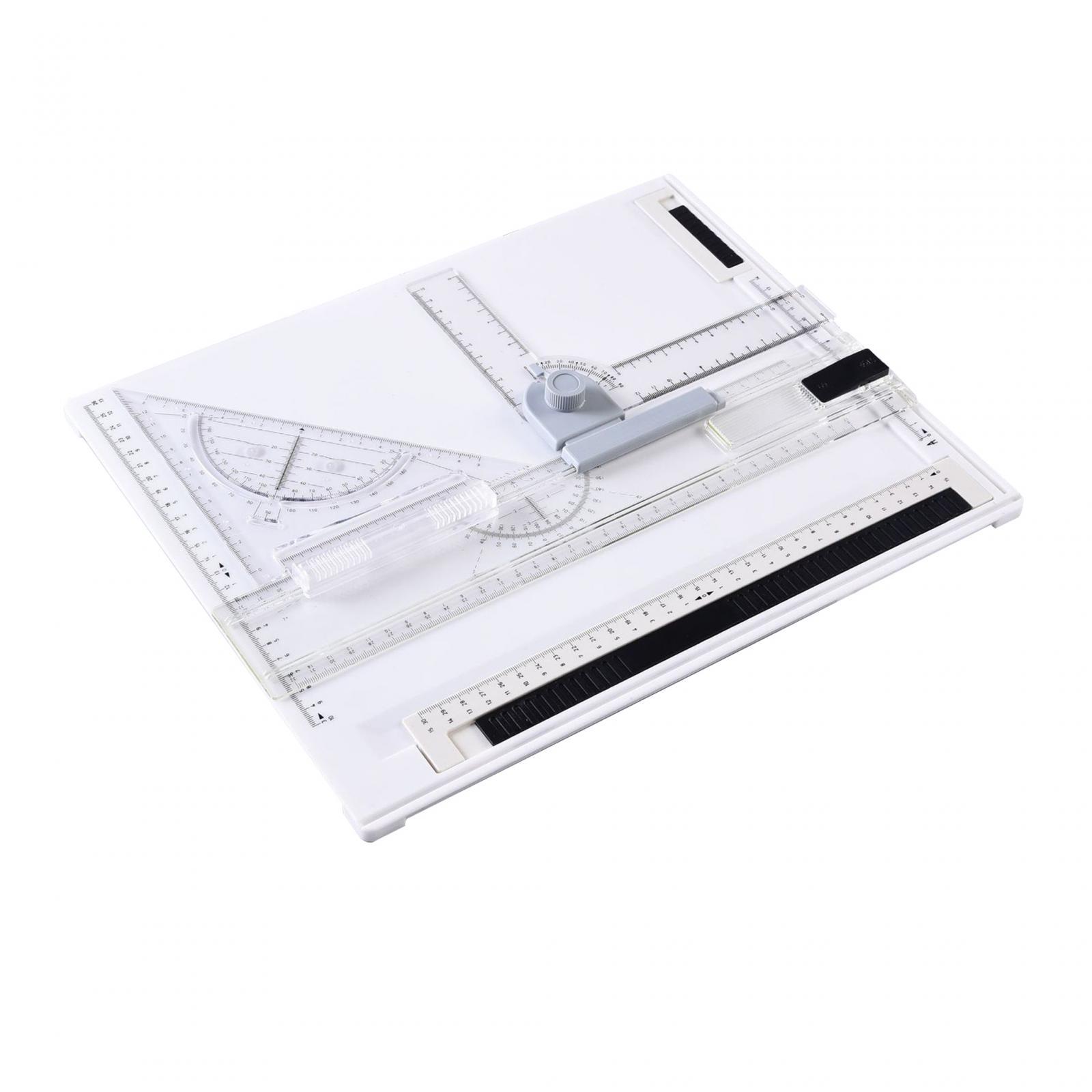 Tavolo da disegno portatile Tavolo da disegno Set di strumenti da disegno multifunzionale per ingegneri Designer Regali per studenti di ingegneria
