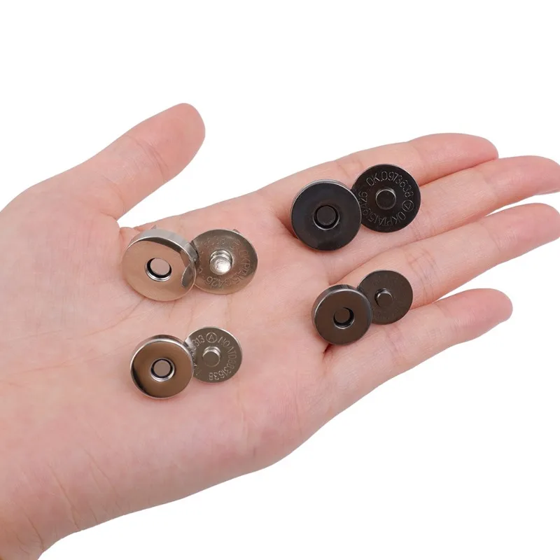 12-40 pezzi di chiusura magnetica invisibile senza punto bottoni per borse portafoglio cappotto borse fibbia magnetica parti per bagagli in metallo accessori