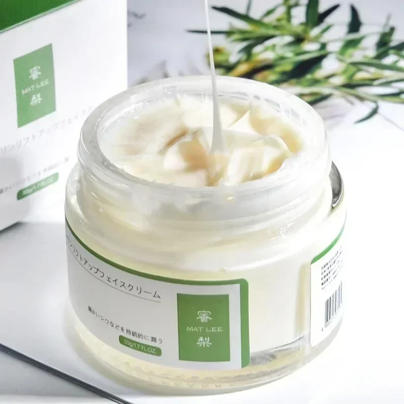 50g 6種類のペプチド配合クリーム、敏感肌の顔と首のための引き締め、保湿、アンチエイジング効果
