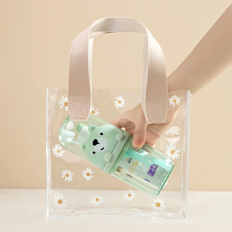 Travel Mouthwash Cup, Brushing Cup, Toothbrush, Toothbrush Cup, CHILDREN'S Set, Portable Home Washing and Toothpaste Storage