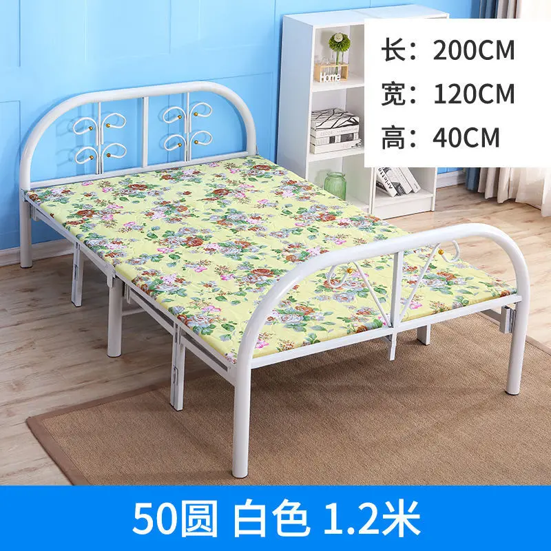 Cama plegable cómoda profesional para niños, muebles de dormitorio de acero y metal para el hogar y la escuela