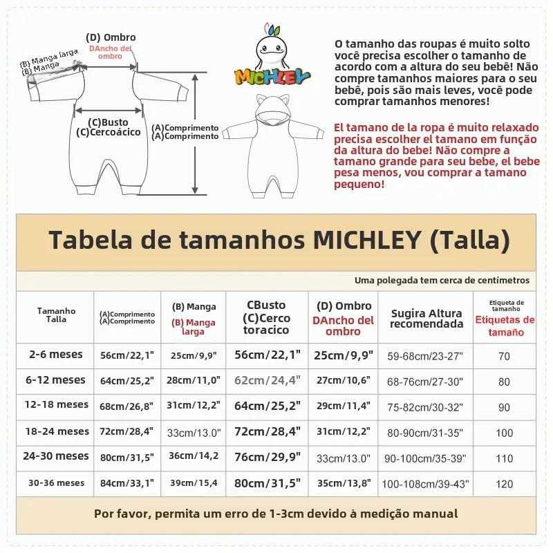 MICHLEY Macacão de bebê de inverno com capuz flanela cosplay roupas infantis da criança macacões gerais fantasia para crianças menina menino