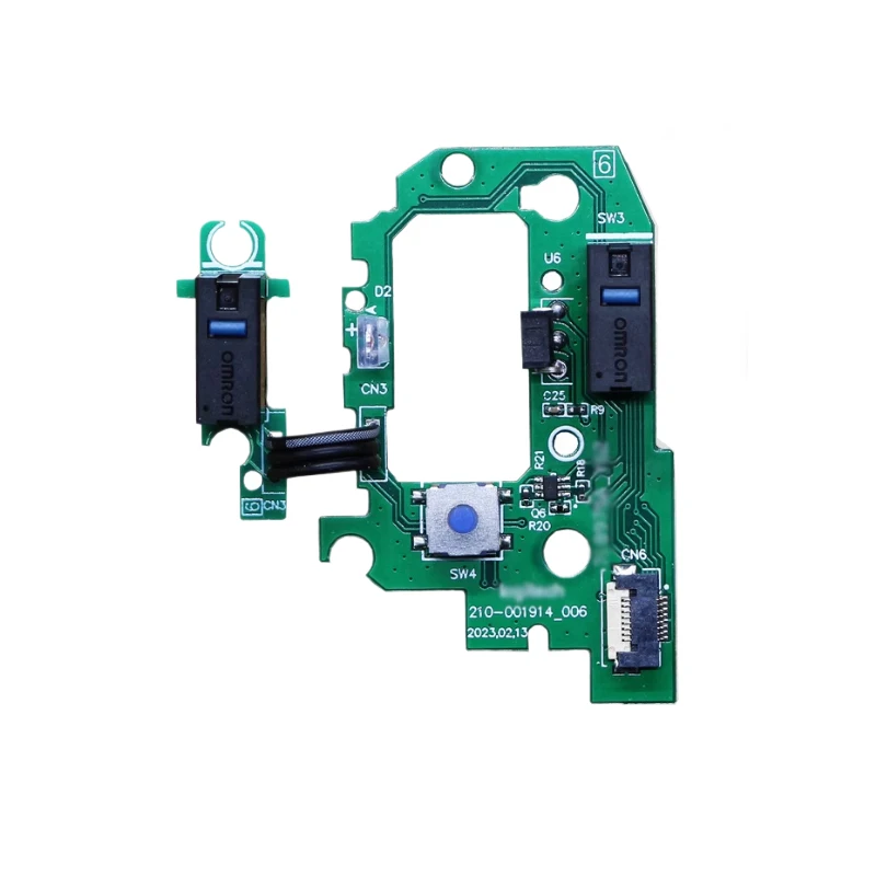 Accesorios de reparación para ratón Vertical MX compatible, sin soldadura, botón Macro intercambiable en caliente, placa base, botón lateral, tablero pequeño