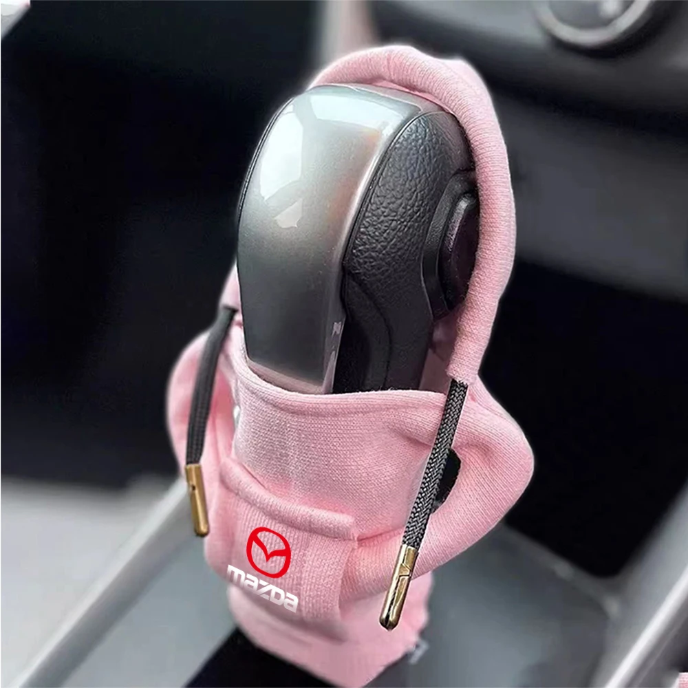 Sudadera con capucha Universal para palanca de cambios de coche, cubierta de palanca de cambios, sudadera, cubierta de palanca de cambios para Mazda Atenza Speed 6 CX-3 CX-4 CX 5