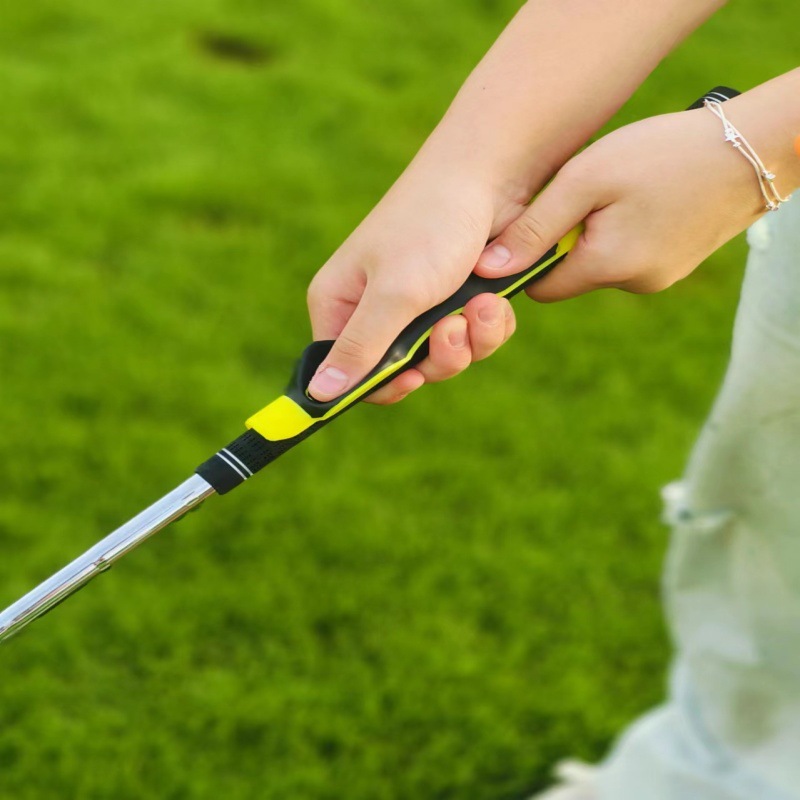 Pomoc treningowa do uchwytu golfowego, uchwyt do kija golfowego do treningu uchwytu, pomoc do ćwiczeń uchwytu lewą i prawą ręką, narzędzia do treningu zamachu golfowego.