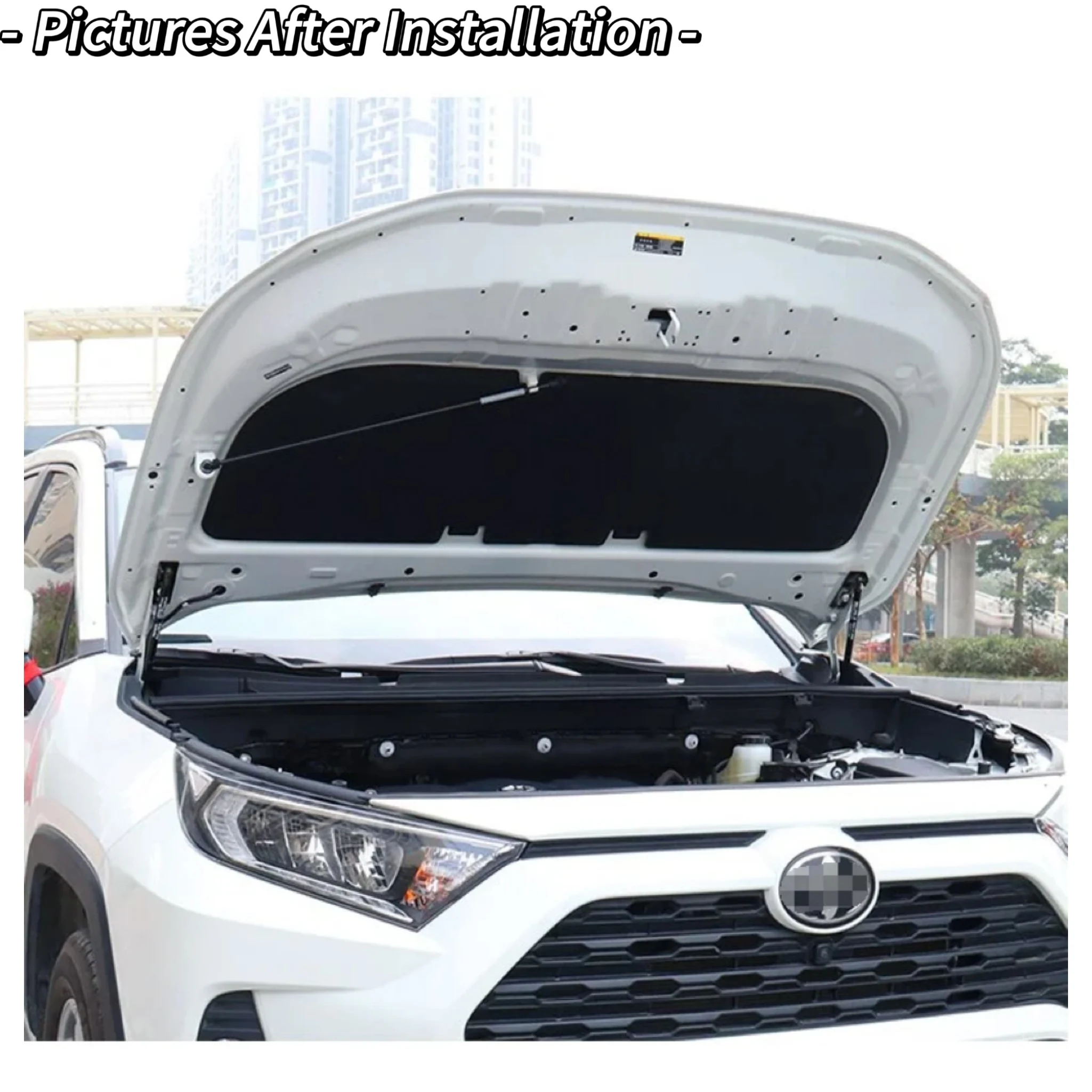 ボンネットフードストラットトヨタ RAV4 XA50 2019 2020 2021 2022 2023 2024 2025 変更ダンパーリフトサポートショックアブソーバーピストンロッド