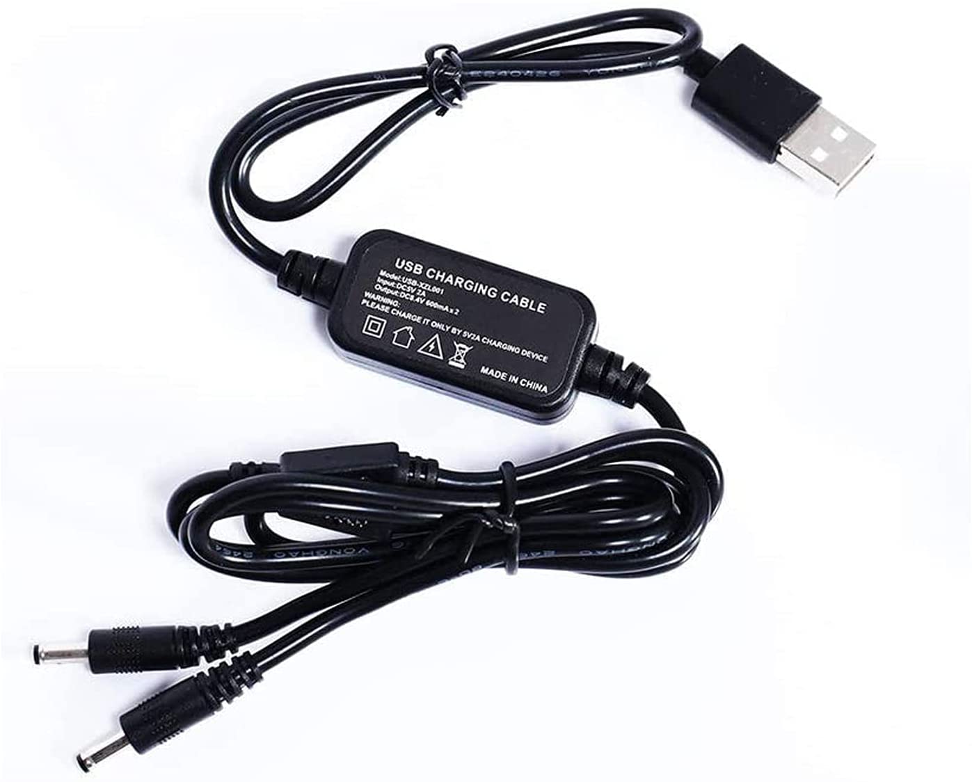 wiederaufladbares Batterieladegerät mit Batterien für beheizte Handschuhe, beheizte Socken, Heizjacke, USB-Ladegerät, 7,4 V, 2200 mAh-Batterie