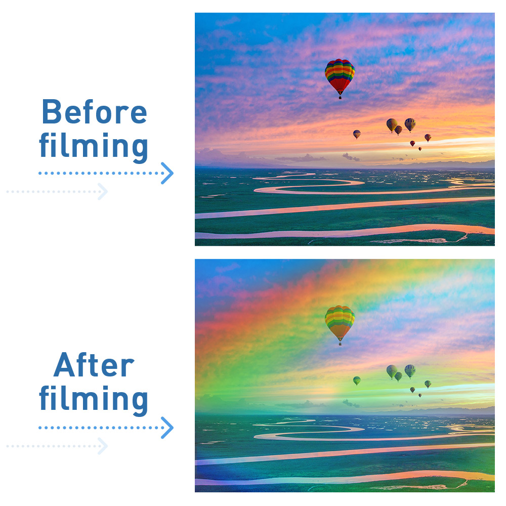 Film adhésif holographique pour stratification à froid, 50 feuilles de papier A4, pour protéger les Photos