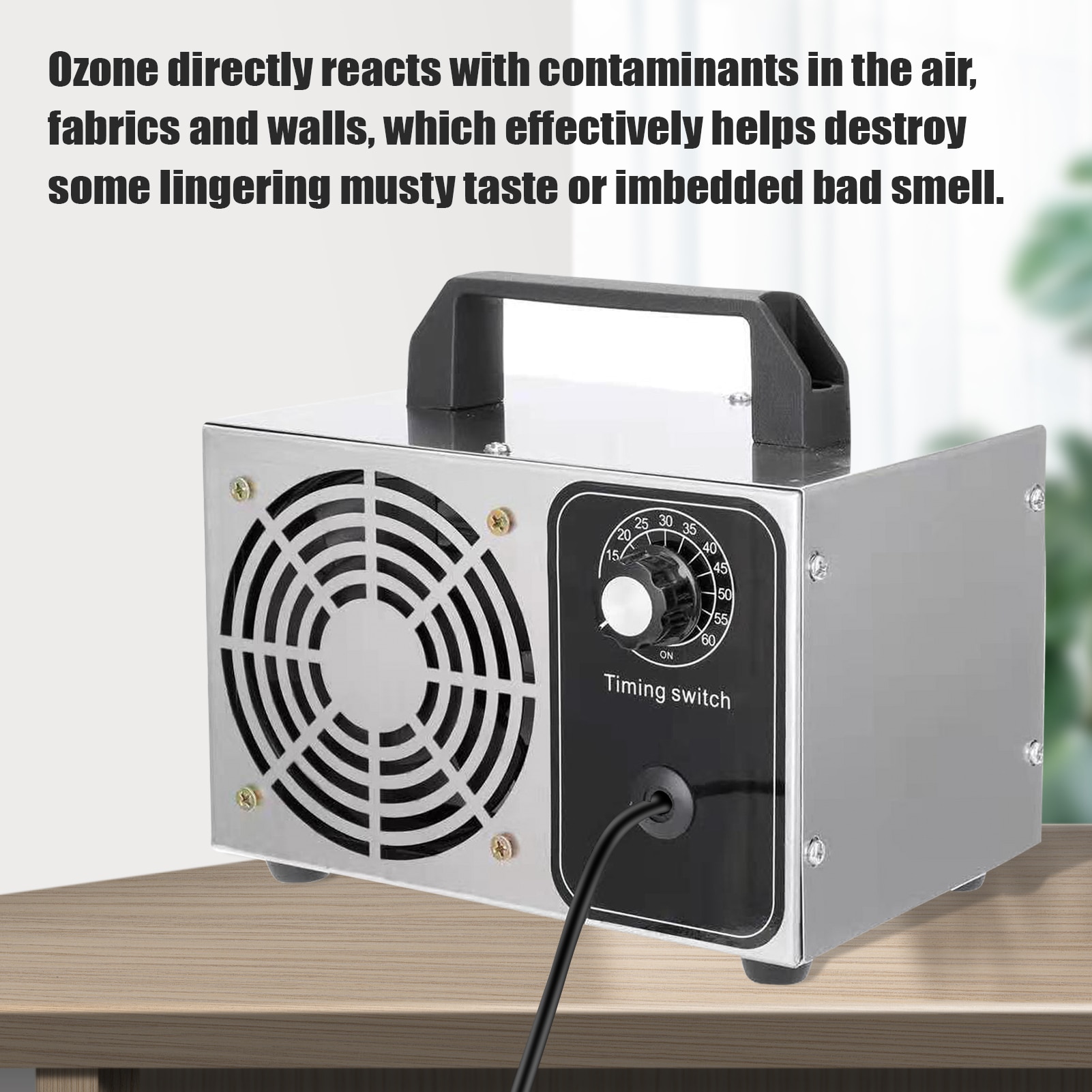 28/32 g/h Ozone Machine Ozone Generator O3 Air Purifier Air Deodorizer for Home Kitchen Office Car