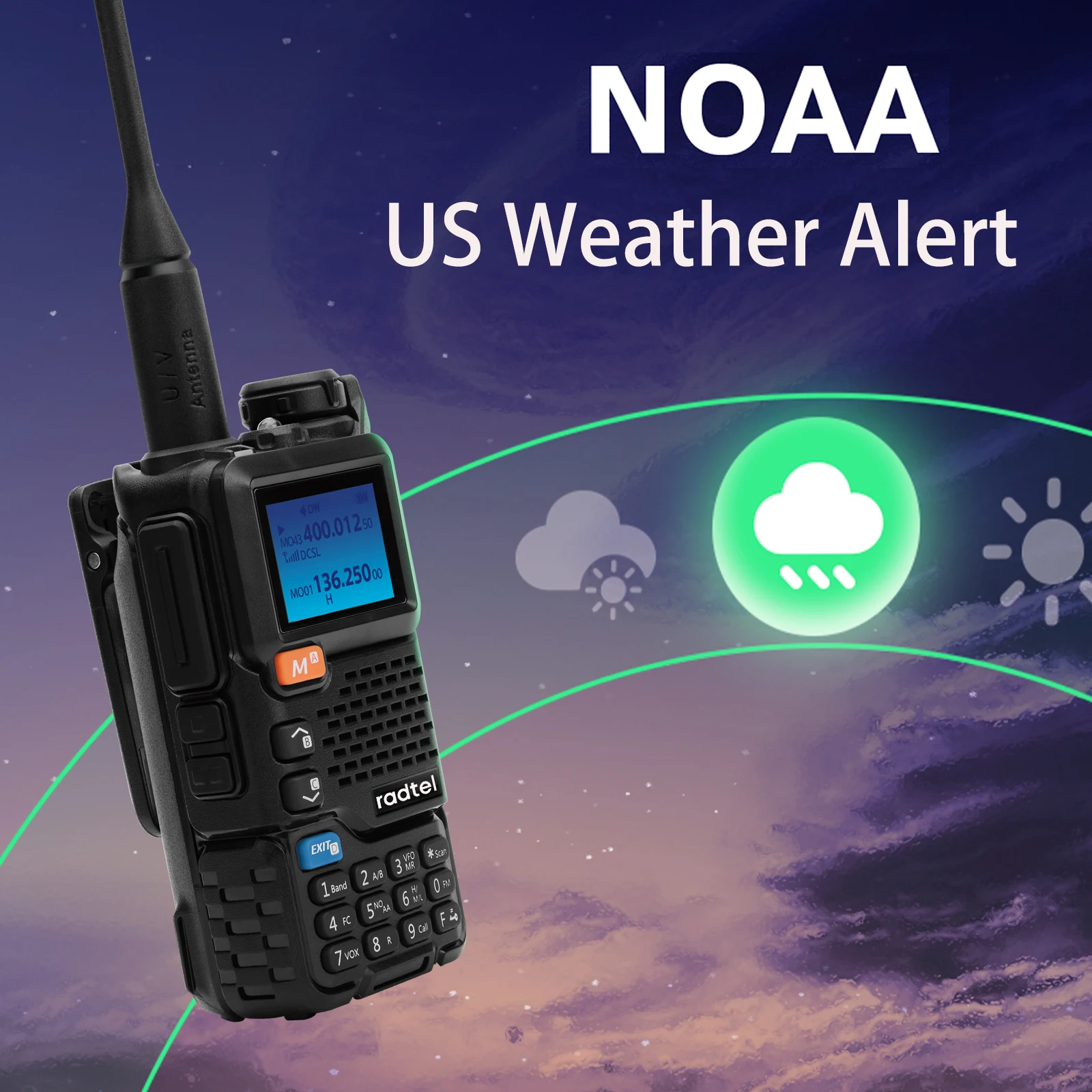Radtel RT-600 Air Band Walkie Talkie Tragbarer Am FM Two Way Radio Commutator VHF Station K5 Receiver Ham Wireless Set Long Range