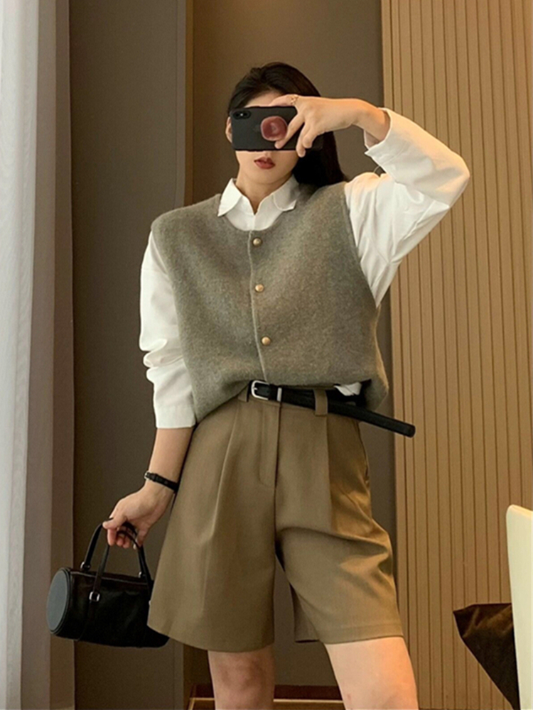 Colorfaith-女性用ヴィンテージニットベルト,ワイルドスタイルのベスト,エレガントでプレッピー,秋冬,新しいコレクション,swv9253jx,2023