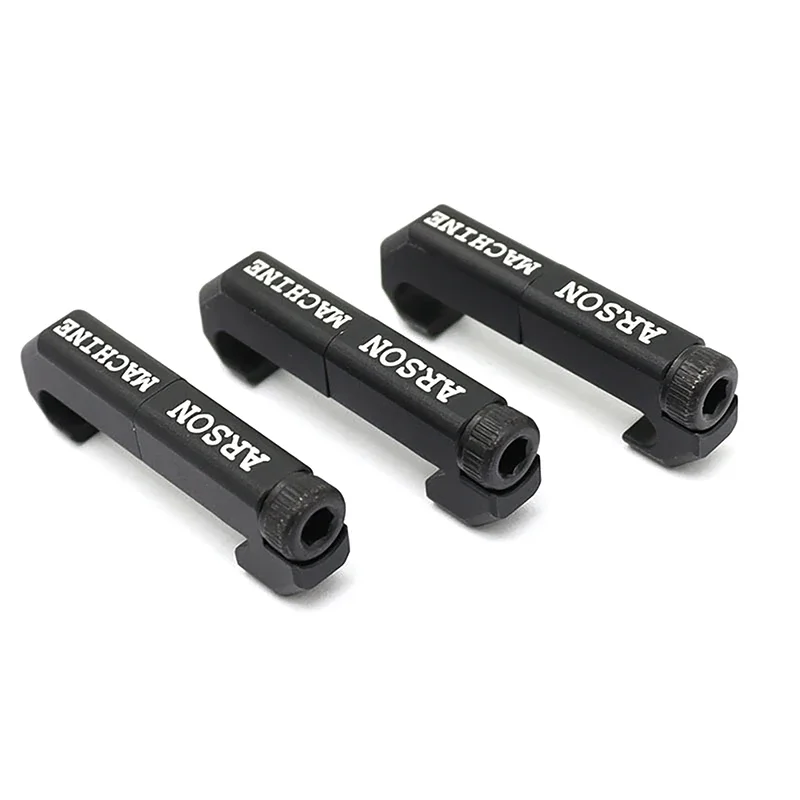 Tactical 3PCS Arson Machine Cable Management MLOK WireGuide System For M300 M600 PEQ We-apon Flashlight Switch Cable Clip
