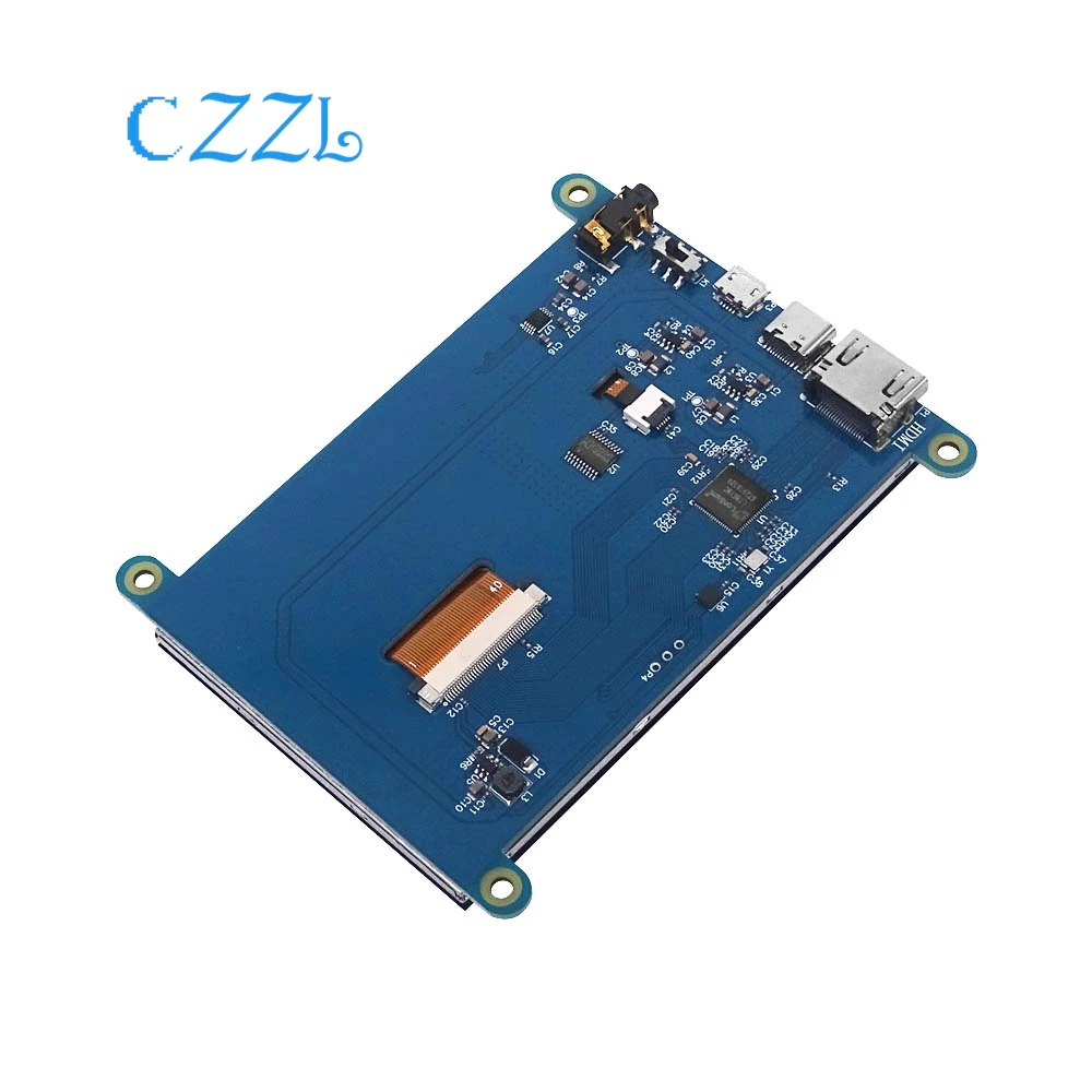 Pantalla LCD HDMI con Control táctil USB de 4,3 pulgadas, Panel de pantalla táctil capacitiva de 800x480, Monitor IPS táctil de 5 puntos para Raspberry Pi