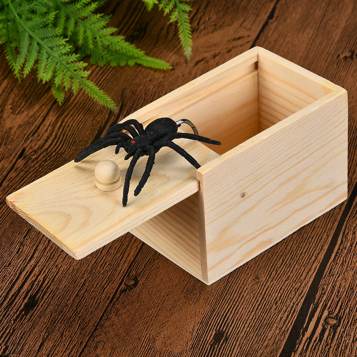 Funny Scare Wooden Box Prank Hidden In Interesting Trick Joke Props For Surprising