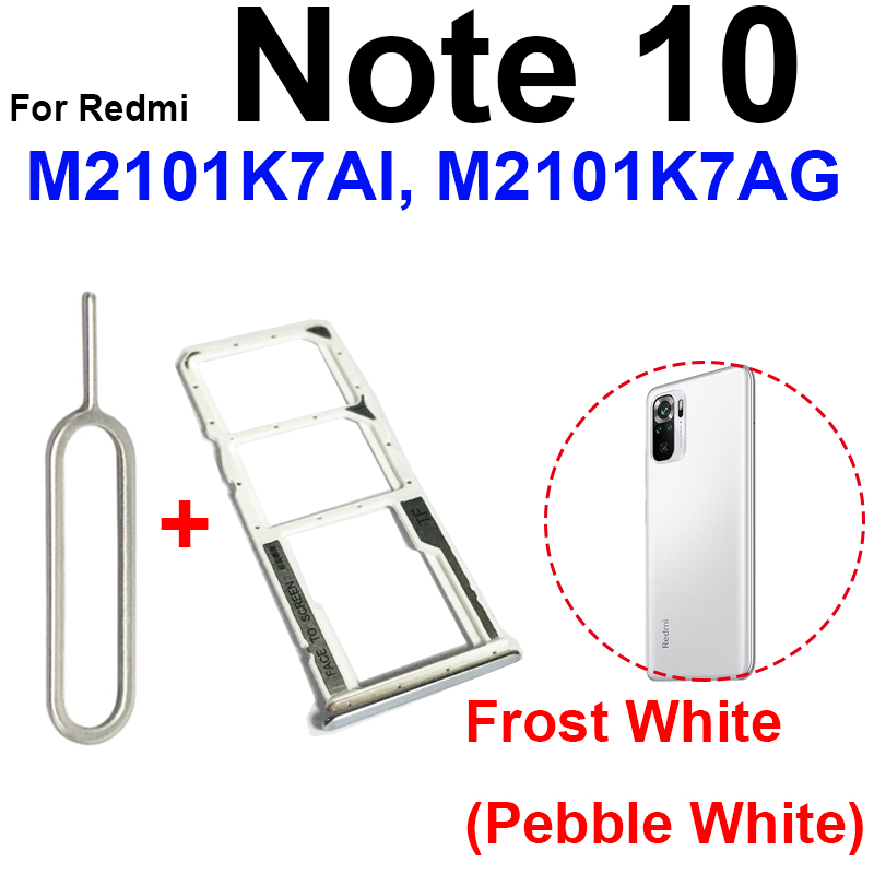 Sim-Kartenfach für Xiaomi Redmi Note 10 Note 10S Note 10 Pro 4G 5G SIM-Karten-Adapter Dual Sim-Kartenhalter Ersatzteile