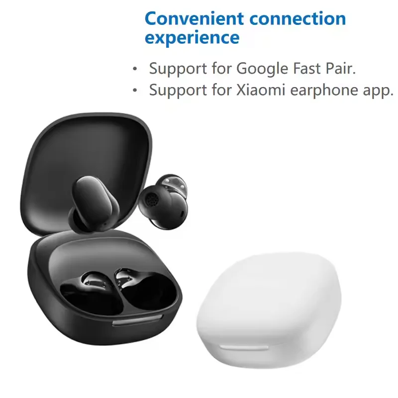 Globale Version Redmi Buds 6 Play bis zu 36 Stunden mit Ladehülle 10 mm dynamische Al-Rauschunterdrückung für klare Anrufe Bluetooth 5.4