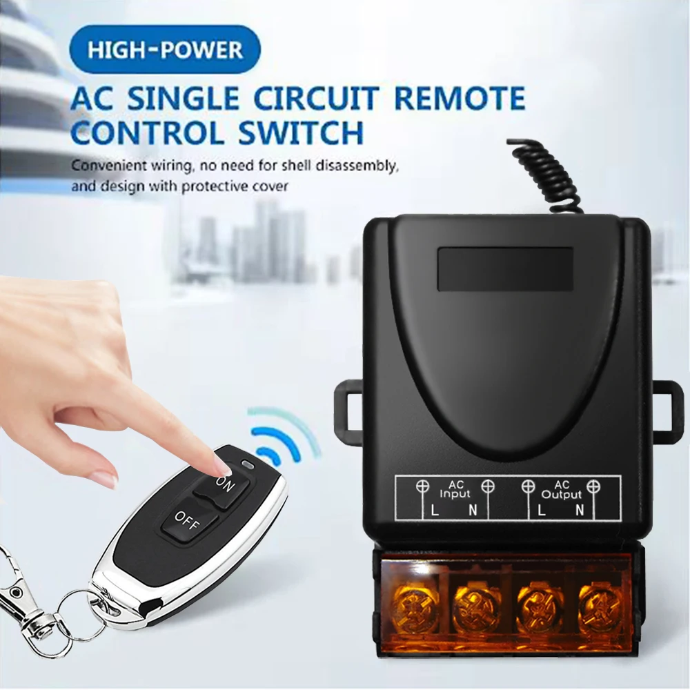 Interruptor de Control remoto inalámbrico Universal de 433Mhz DC 12V 1CH módulo receptor de relé Transmisor RF controles remotos de 433 Mhz