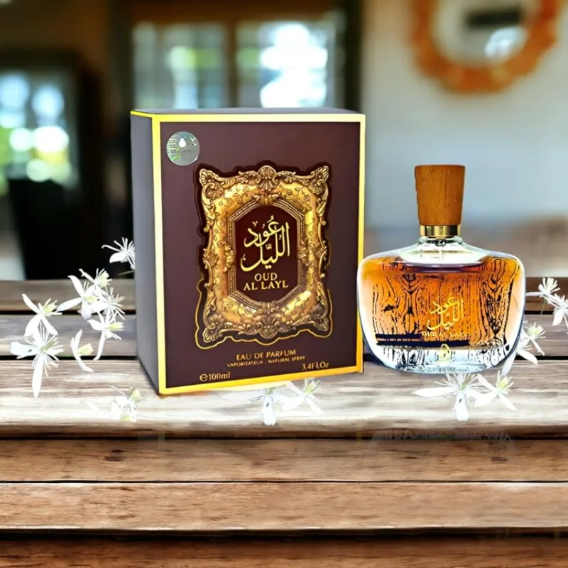 Original Oud Al Layl Spray, süßer fruchtiger Blumenduft, viel Glück, Charm-Tradition, dauerhafte Segen, Eau de Parfum-Spray, 100 ml