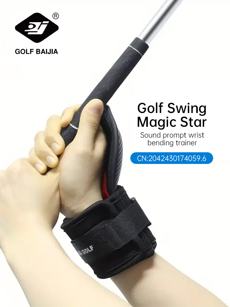 Baijia-ゴルフチッピング手首角度補正器、スイングトレーニングエイド、手首ブレース、すべてのゴルファーのためのトレーナー