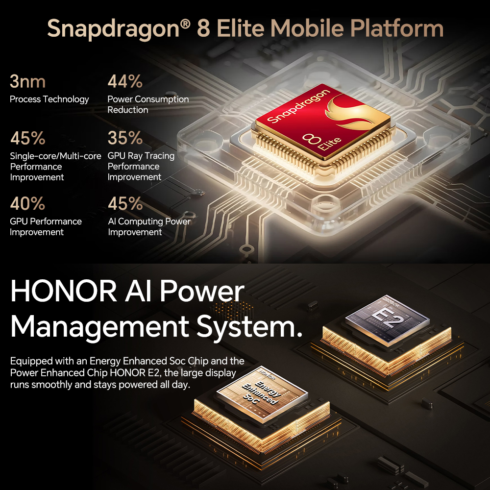 HONOR Magic V5 versión Global 5G teléfono inteligente plegable Snapdragon 8 Elite 7,95 "LTPO pantalla OLED 5820mAh batería 66W supercarga
