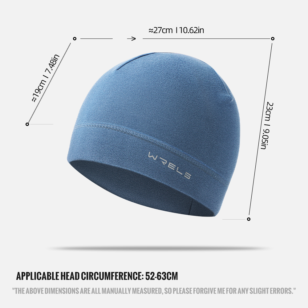 WRELS, gorros deportivos térmicos de invierno para correr para hombre, gorro suave a prueba de viento, gorro para senderismo, ciclismo, Snowboard, esquí, gorro cálido para deportes al aire libre