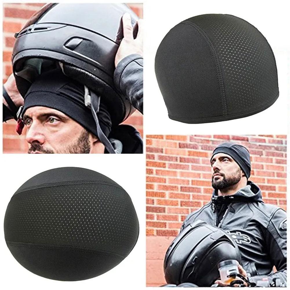 Breathable Motorcycle Helmet Inner Cap Cool Quick Dry Hat Racing Cap Helmet Beanie Helmets Hat Cap Motorcycle Accessories
